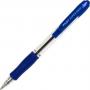 Ручка шариковая автоматическая "Pilot" Super Grip BPGP-10, с резиновой манжеткой, синяя (01250) 
