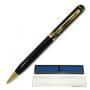 Ручка шариковая BRAUBERG бизнес-класса, корпус черный, золот. детали, 140699, синяя 140699