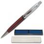 Ручка шариковая BRAUBERG бизнес-класса, корпус красн., хром. детали, 140818, синяя 140818