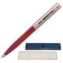Ручка шариковая BRAUBERG бизнес-класса, корпус красный, матов. хром. детали, 140920, синяя 140920
