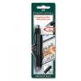 Ручка шариковая FABER-CASTELL GRIP PLUS 1407 автомат, цв.корп. ассор.+зап.ст, в блист, FC140797, син. 140986