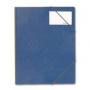 Папка на резинках DURABLE с наружным прозр. карманом для визитки, т-синяя, до 150 листов, 2320-07 221953