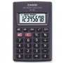Калькулятор CASIO карманный HL-4А, 8 разрядов, пит.от батарейки, 87x56мм, блистер 250235