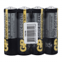 Батарейка GP Supercell (солевая) AA (R06, 15S), комплект 4шт., 1.5В 450438
