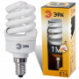 Лампа люминесцентная энергосбер. ЭРА суперкомпактная F-SP-11-827, 11Вт, цоколь E14 мягкий (жел) свет 450446