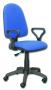 Кресло для оператора "Престиж" с подлокотниками, черно-синее (В-12) 530054