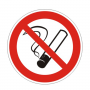 Знак запрещающий "Запрещается курить", круг диаметр 200мм, самоклейка, 610001/Р 01 610001