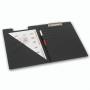 Папка-планшет BRAUBERG с верхним прижимом и крышкой А4 картон/ПВХ, черная (удвоенный срок службы) 221488