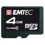 Карта памяти Emtec MicroSDHC 60x 4GB / скорость 12/6 МБ/с (22458)