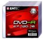 Диски Emtec DVD-R 4,7GB / 16x / slimcase (23531)