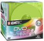 Диски Emtec DVD-R Color 4,7GB / 16x / slimcase / цветные (23532)